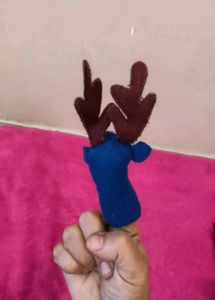 Cute Reindeer Finger Puppet