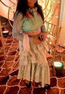 Big Offer On Designer Beautiful combination of Indin nd western style