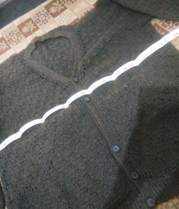 Brown Woolen Oversized Sweater 2XL Super Warm