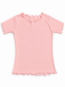 Cute Pink Lettuce Trim T-Shirt