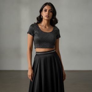 Sparkly Black Blouse
