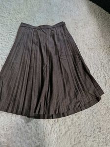 Pleated Midi Skirt