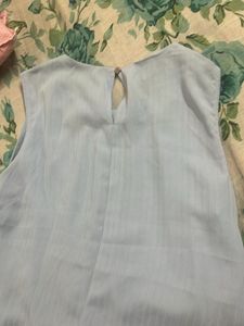 Light Blue Sleeveless Top