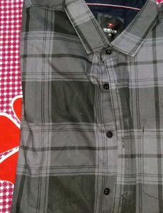 Men's Grey Plain Long Sleeve Shirt