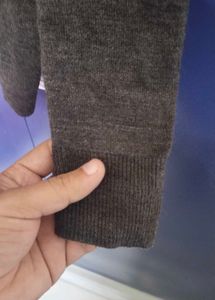 Cozy Brown Knit Sweater