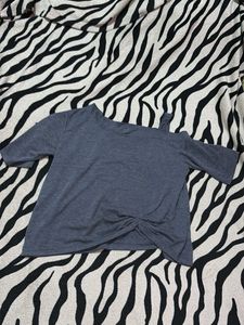 Chic One-Shoulder Knot Top