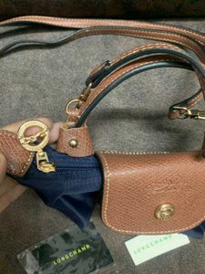 Longchamp Navy Blue Crossbody Bag