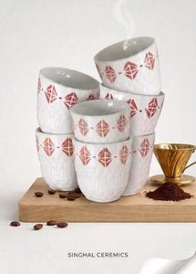Set of 7 Singhal Ceramics Premium Ceramic Cups |