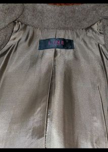 Wool Blend Military Coat
