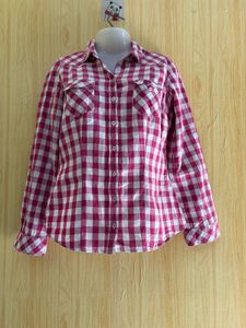 Y2K Ghingham Fitted Shirt