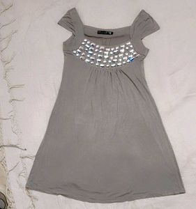 Very Fancy Stones Neck 👗 Dress
