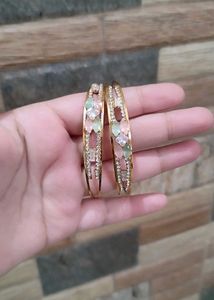 Fancy Gold Plated Women Bracelet Bangles