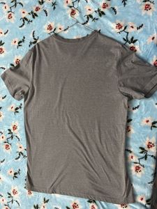 max - New Unisex Grey Crew Neck T-Shirt