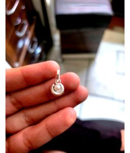 Chand With Pearl Moti Pandel Pure Silver (Wt: 0.900 mlgm)