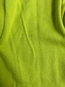 Like Green Fitted Crop Top