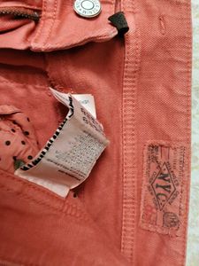 Coral Bootcut Jeans