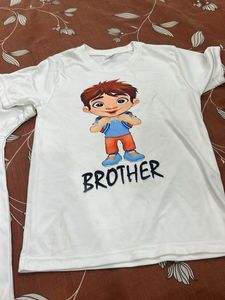 Cute Brother-Sister T-Shirt Set (Combo Pack)