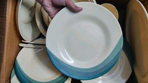 Brand New Premium Melamine Full Dinner Set – 41 Pc