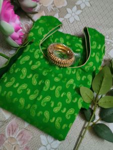 Green 💚 printed Kurtis For Women
