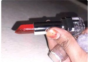 glossy lipstick &amp;kajal liquid