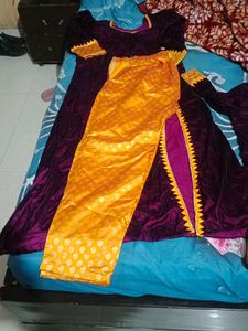 Velvet Salwar Kameez Set