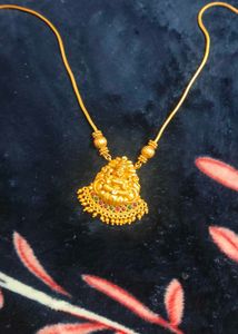 Lakshmi Devi Gold Plated Pendant chain