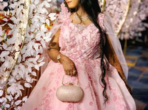 Pink barbie ball gown