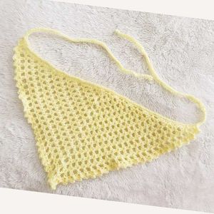 Crocheted Head Scarf Bandana