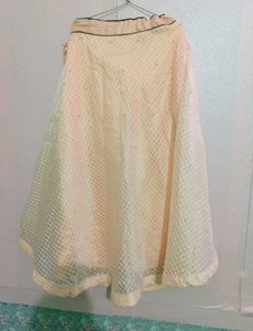 Elegant Peach Ethnic Skirt