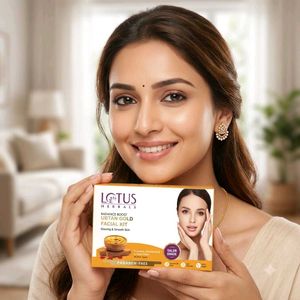 Lotus Herbals Ubtan Gold Facial Kit ( Pack of 2 )