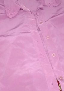 pink short shirt