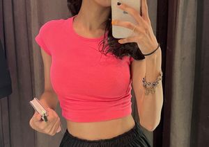 Pink Crop Top