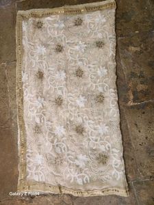 Embroidered Dupatta with Sequins