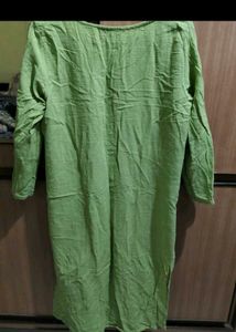 casual green kurti