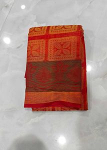 Elegant Red  Saree
