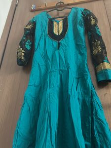 Set Of 2 - Ethenic Anarkali Kurti And Dupatta