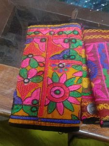 Embroidered Pouches Set