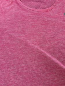 Athletic Works Pink V-Neck T-Shirt
