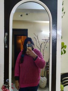 hoodie Knit Sweater