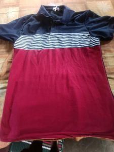 Two Men's Color Block Polo TShirt
