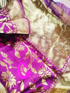 Floral Banarasi Silk Dupatta