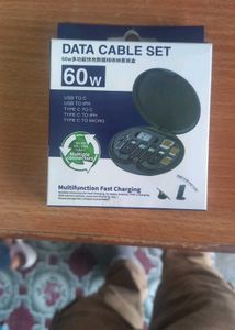 60W Fast Charging Data Cable Set