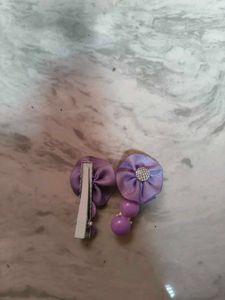 Cute Lavender Flower  hair clips