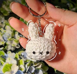 Crochet Bunny Keychain