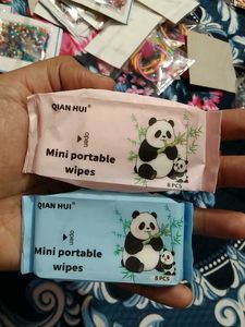Cute Panda Mini Portable Wipes
