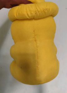 Cute Yellow Teddy Bear with Hat and 'LOVE' Heart S