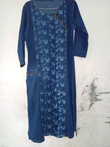 Denim Kurta (PRICES DROPS )