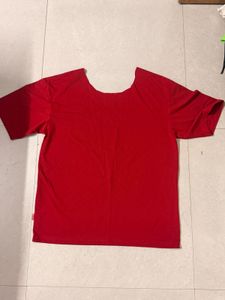 Cool Red Graphic Bear T-Shirt