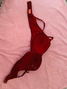 Red Push-Up Bra