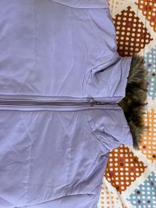 Cute Lavender Puffer Jacket